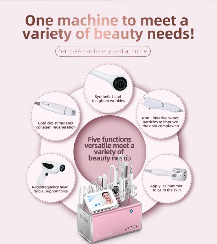 3Vacuum Mesotherapy Device with Cold Hammer for Facial Recovery