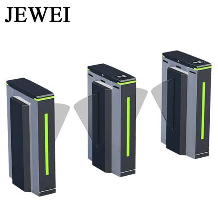 Swing Barrier Industrial Touchless Pintu Pembatas Kartu IC Keamanan Pabrik