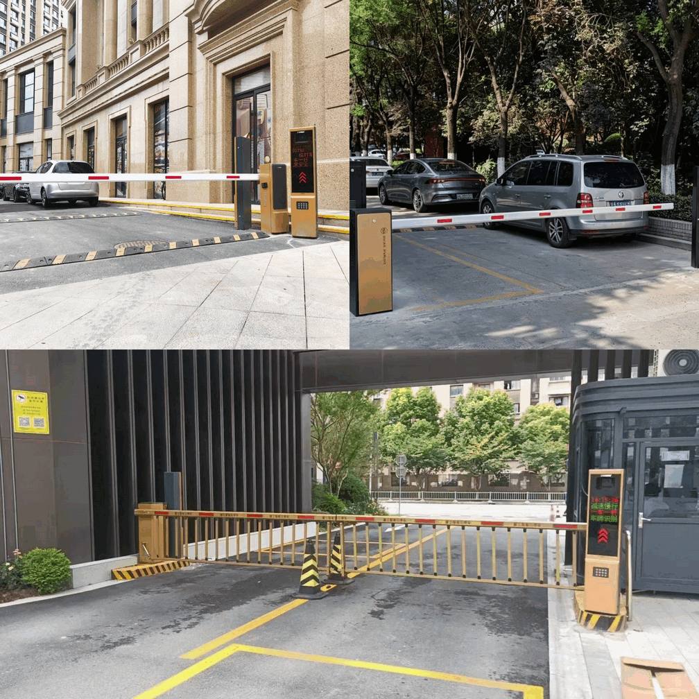 Compact Access Control Boom Barrier with Smart AI Vehicle Recognition Software