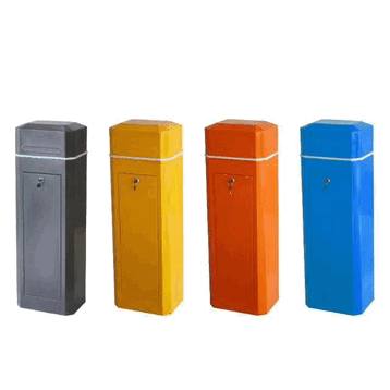 Palang Parkir Lengan Aluminium Lampu LED Portal Jalan Otomatis Remote Control