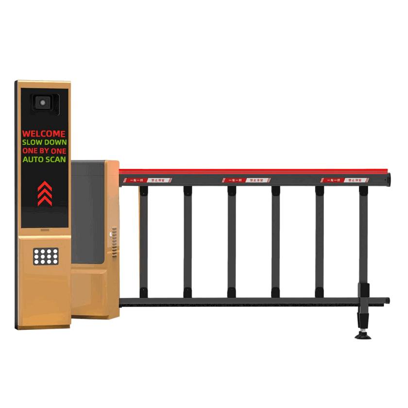 Unmanned Parking Garage LPR Terminal with 4-Line LED Display & Voice Prompt Guidance