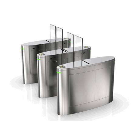 Brushless Wing Gate with Face Recognition & QR Access for Modern Tech Offices