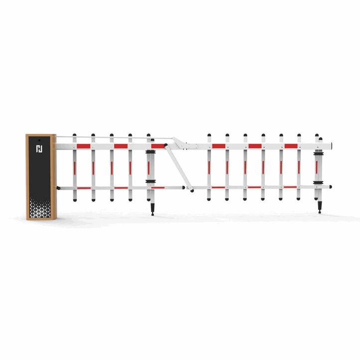 Boom Gate Mobil Motor Sensor UHF Jarak Jauh Palang Jalan Otomatis DC24V