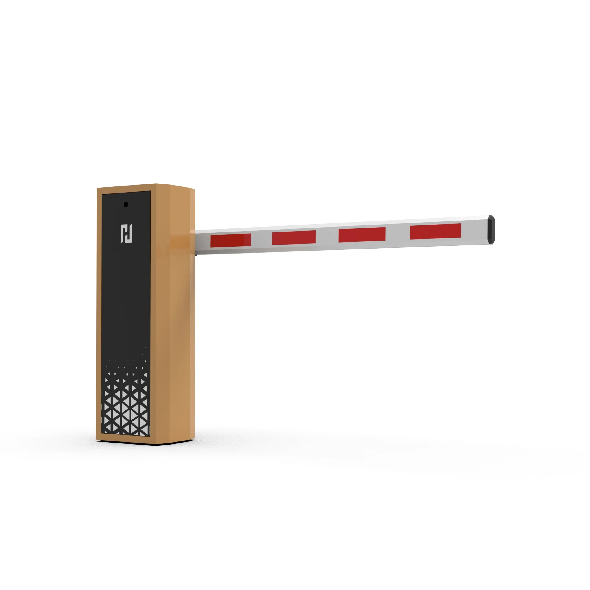 110V AC Remote-Controlled Boom Barrier with Manual Override for Parking Traffic