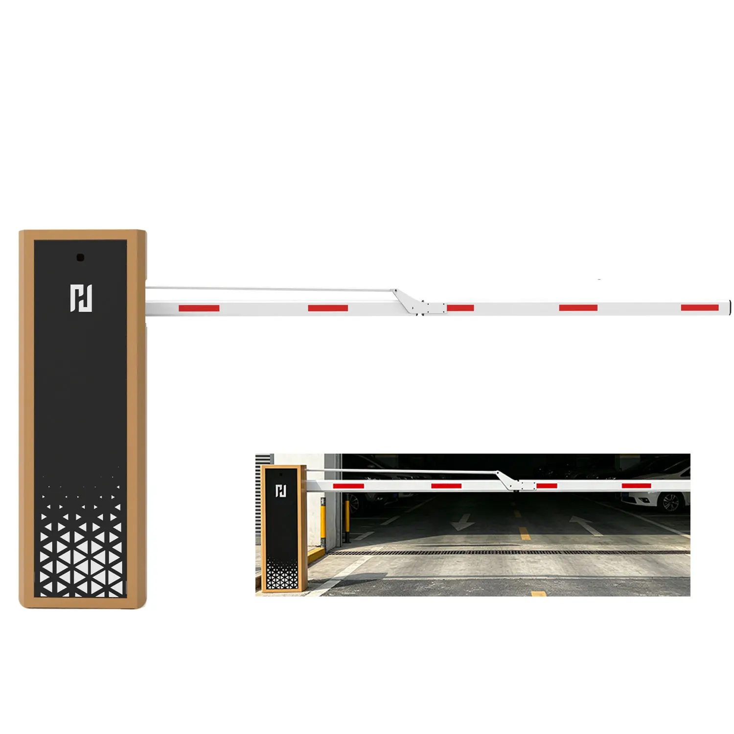 High-Speed Aluminum Boom Gate for Automated Commercial Parking Access Systems