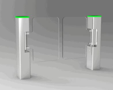 Infrared Induction Supermarket Swing Barrier with Automatic Radar Open Functionality