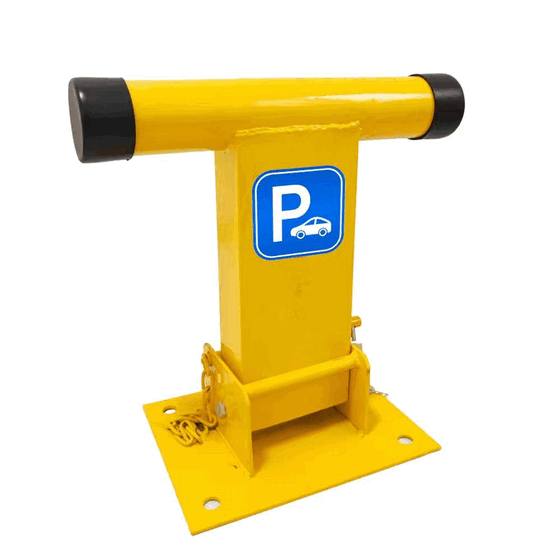 Tiang Pembatas Parkir Manual T-Shape Tebal Kapasitas Beban 2 Ton Kuat