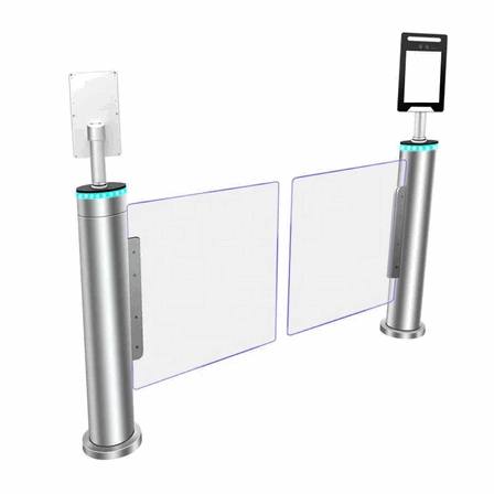 Quick-Process Optical Speed Gate Turnstile for High-Traffic Transport Stations