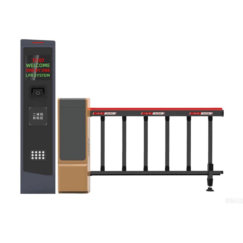 Smart Access Control System with 24V DC Automatic Boom Barrier for Gated Communities