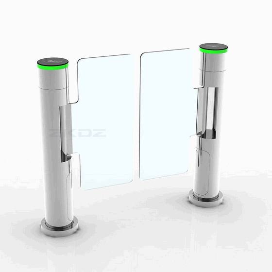 Pintu Pembatas Swing Gate Silinder Dua Arah Brushless Motor Intelligent Akses