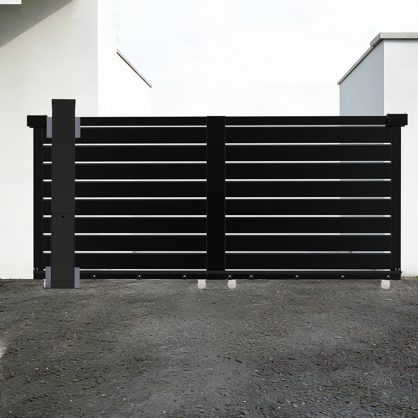 Paket Autogate Sliding Murah In-Post Gate Motor Pasang Sendiri DIY Rumah