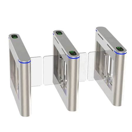 Multi Factor High Speed Pedestrian Turnstile Corporate Passageway Akses Koridor