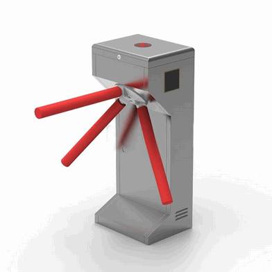 High-Security 304 Stainless Steel Tripod Turnstile for Corporate Office Access Control