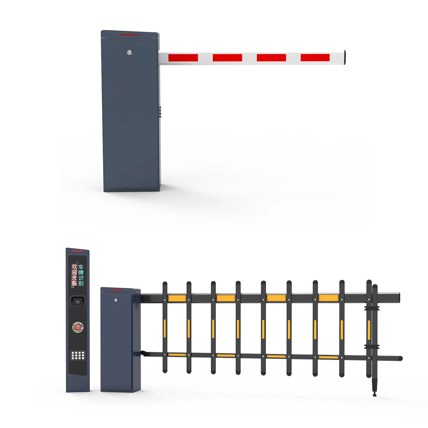 Automatic Aluminium Barricade Gate System for Large-Scale Facility Parking Access