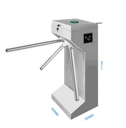 Semi-Automatic 304 Stainless Steel Tripod Gate for Reliable Public Facility Access