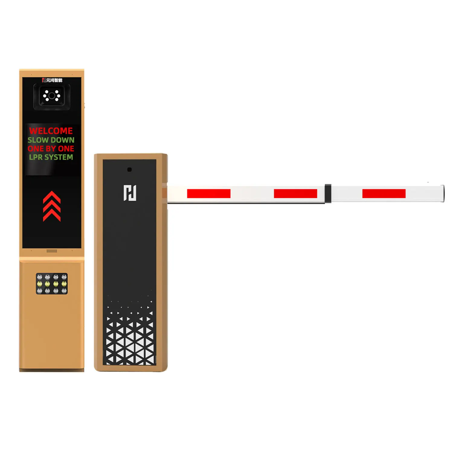Fast 6s DC Brushless Barrier Gate with Reinforced Aluminum Boom Arm