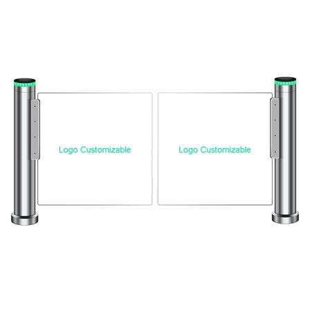 Quick-Process Optical Speed Gate Turnstile for High-Traffic Transport Stations