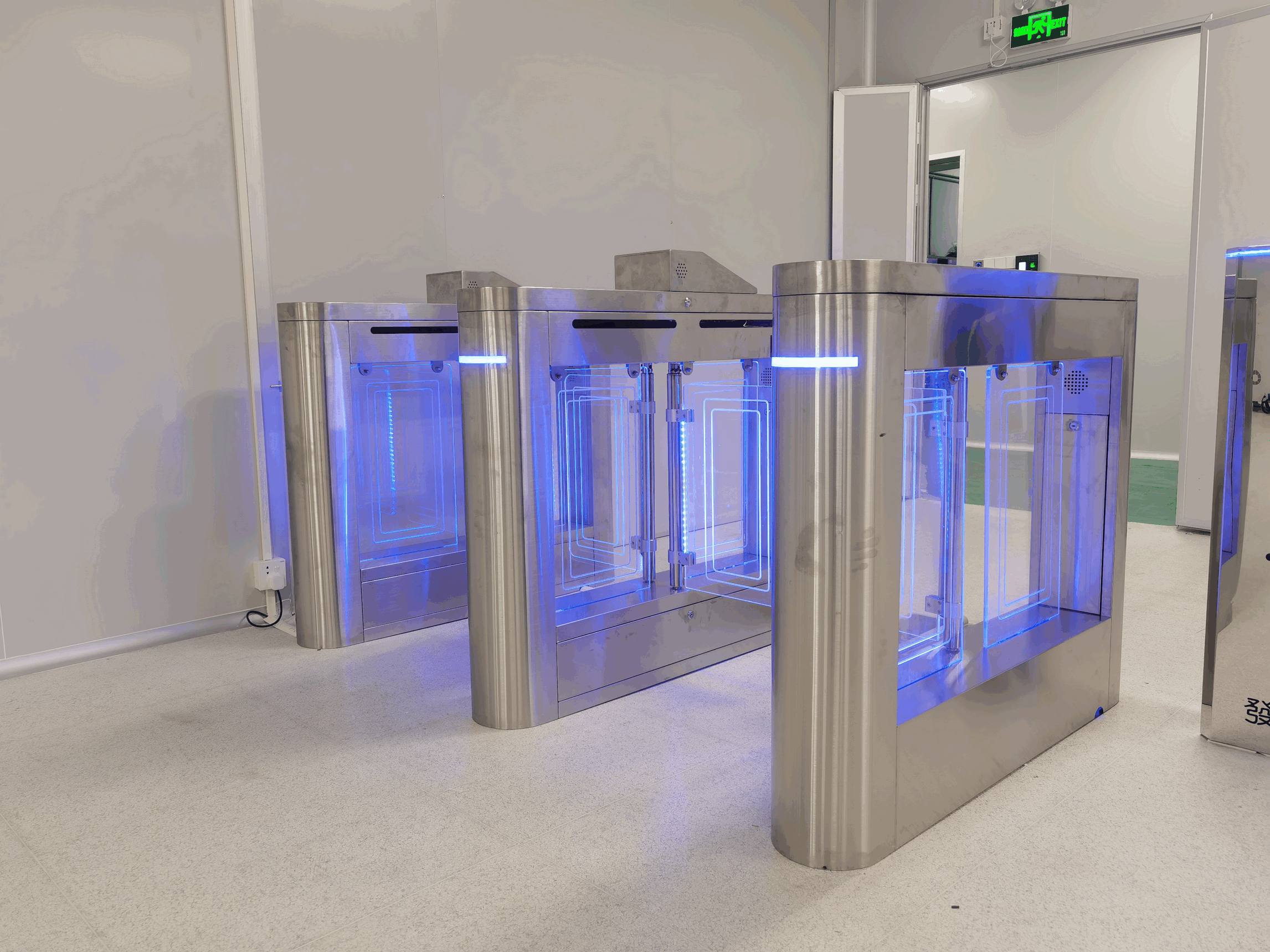 Biometric Facial Recognition Pedestrian Gate for High-Security Government & Tech Zones