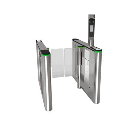 High-Speed RFID Optical Turnstile Speedlane for Corporate Lobby Entrance Security
