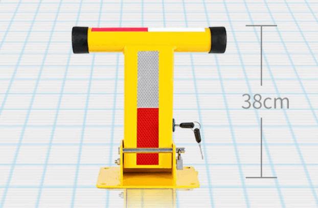 Tiang Pembatas Parkir Manual T-Shape Tebal Kapasitas Beban 2 Ton Kuat