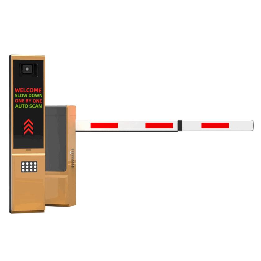 Industrial Straight-Arm Traffic Gate for Unattended Commercial Garage Entrances