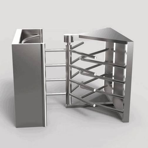 Full Height Turnstile Industrial Factory Construction Site Keamanan Proyek Berat