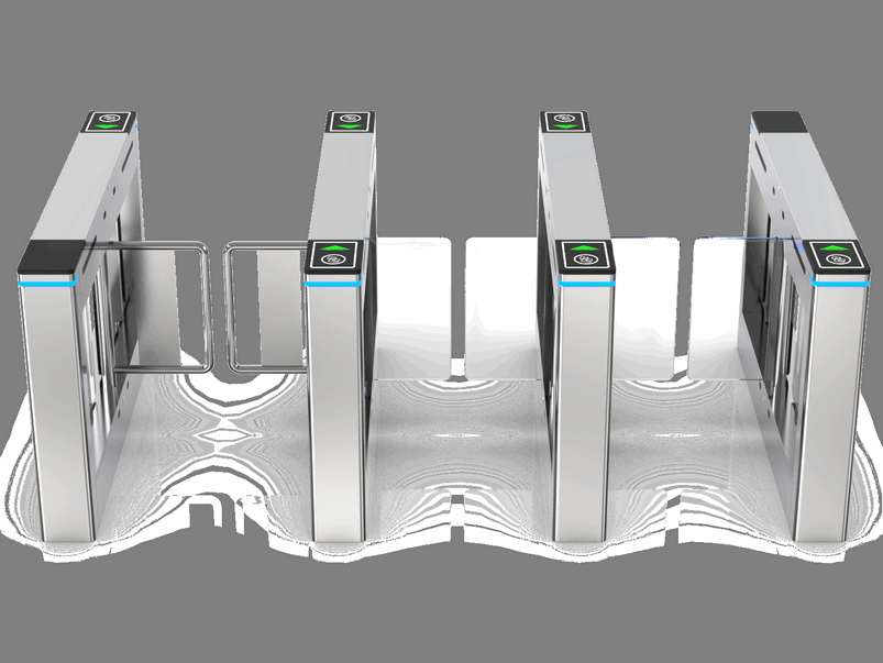 Residential Construction Site Swing Gate with Integrated Dome Camera for Real-Time Monitoring