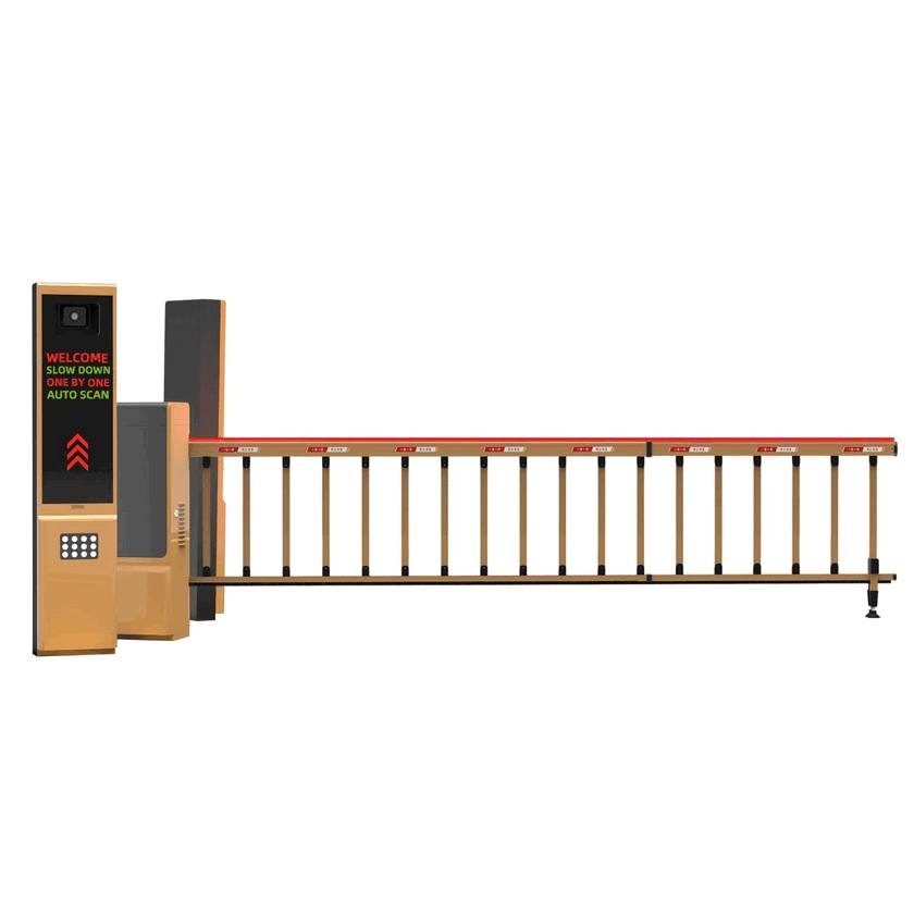 Dedicated LPR Chip Embedded AI Processor Smart Traffic Barrier Boom Gate System