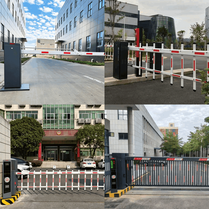 Retail Shopping Mall Parking Access Barrier Kit with Durable DC Brushless Motor