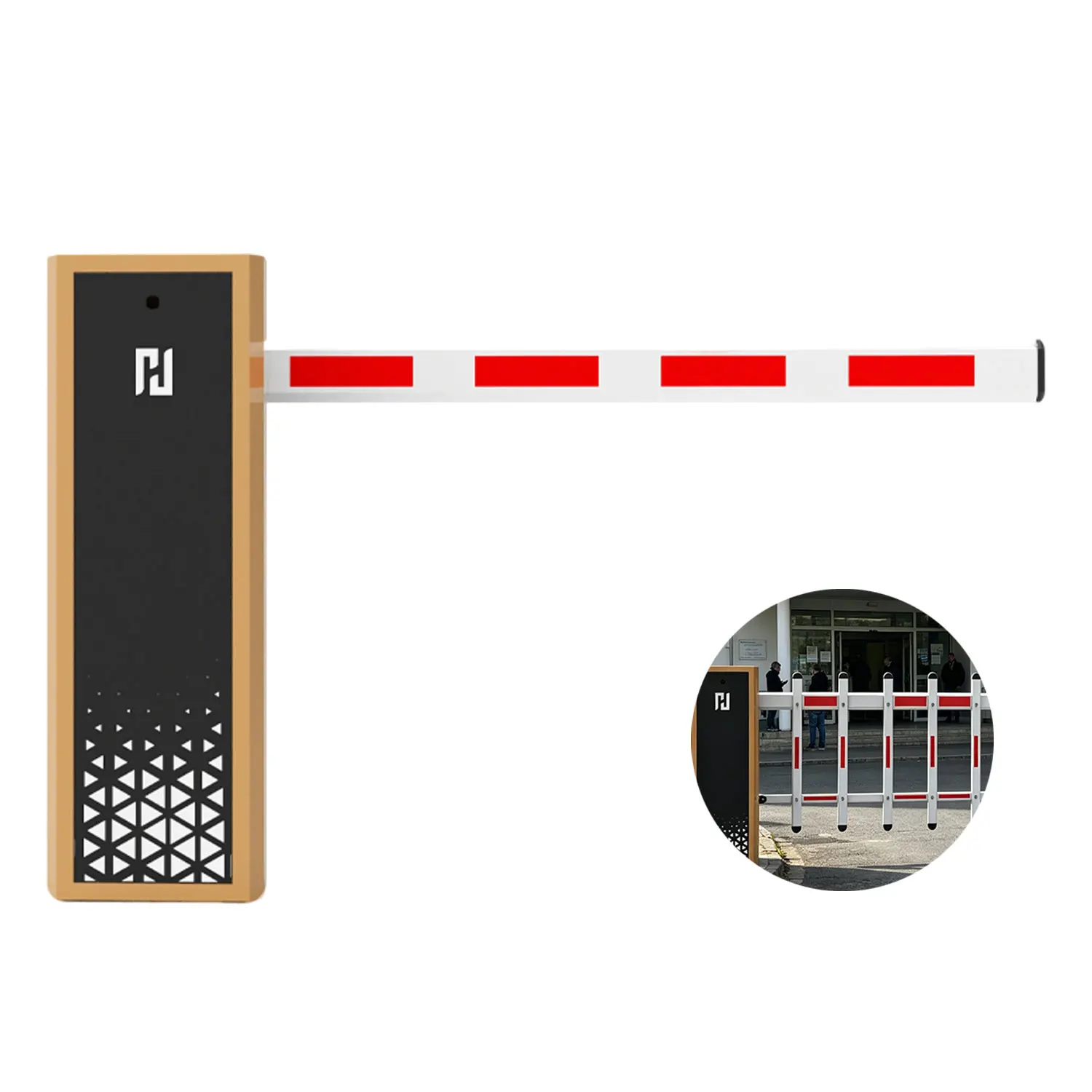 Speed-Adjustable RFID Boom Barrier Gate for Secure & Efficient Parking Access