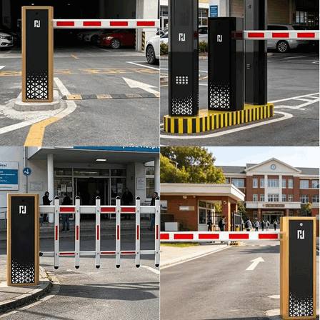 Speed Adjustable DC24V Parking Boom Gate with Long Range UHF Reader System