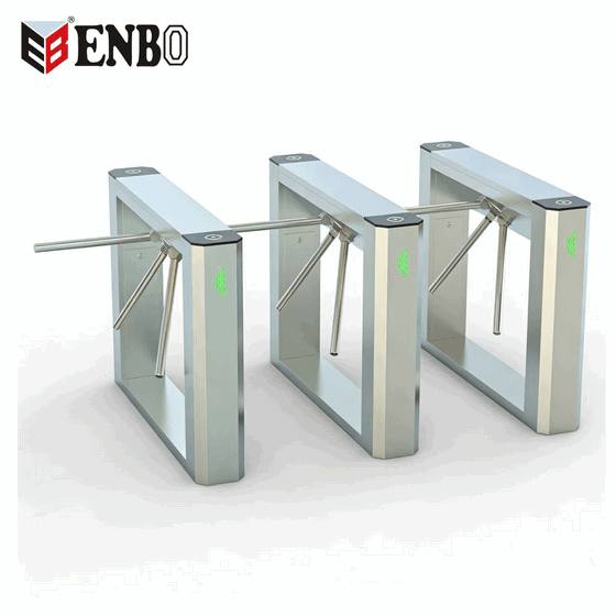 IP68 Waterproof Tripod Turnstile NFC QR Code Access Control Tahan Air Ekstrem