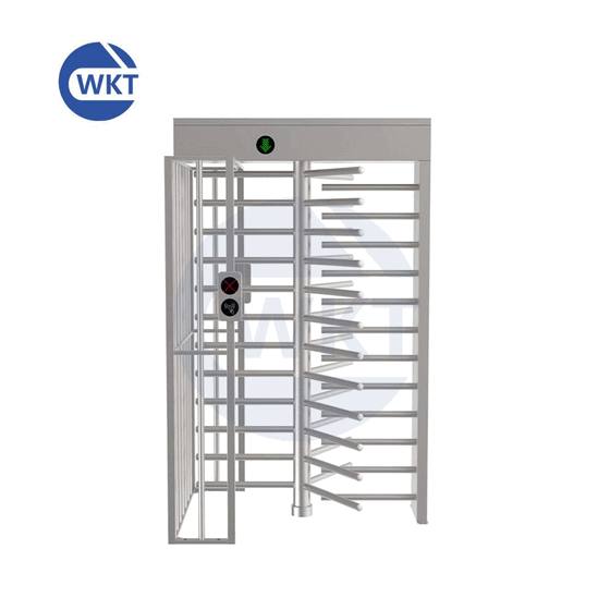 Full Height Rotating Steel Turnstile Secure Fingerprint Entrance Akses Sidik Jari