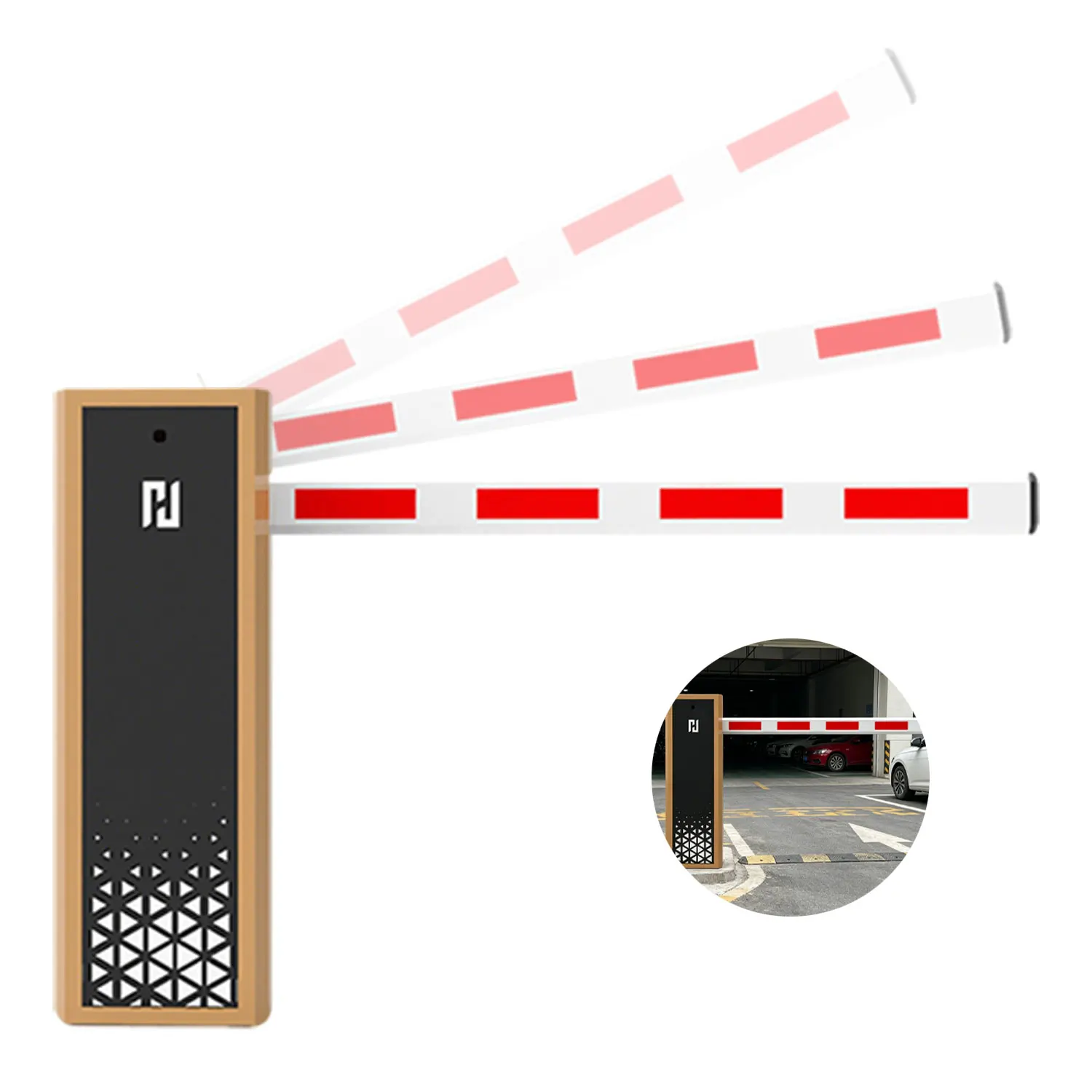 Automated Traffic Boom Barrier Gate for Enhanced Commercial Property Security