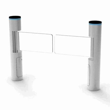 Pintu Pembatas Swing Gate Silinder Dua Arah Brushless Motor Intelligent Akses