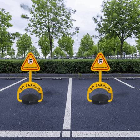 Alat Blokir Parkir VIP Otomatis Akses Remote Gedung Manajemen Properti