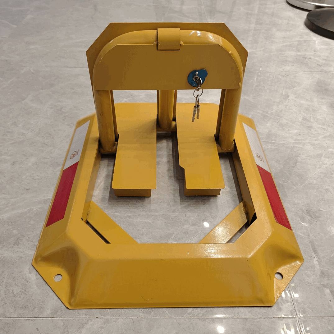 Distributor Pembatas Parkir Lipat Folding Blocker Proyek Kontraktor Sipil