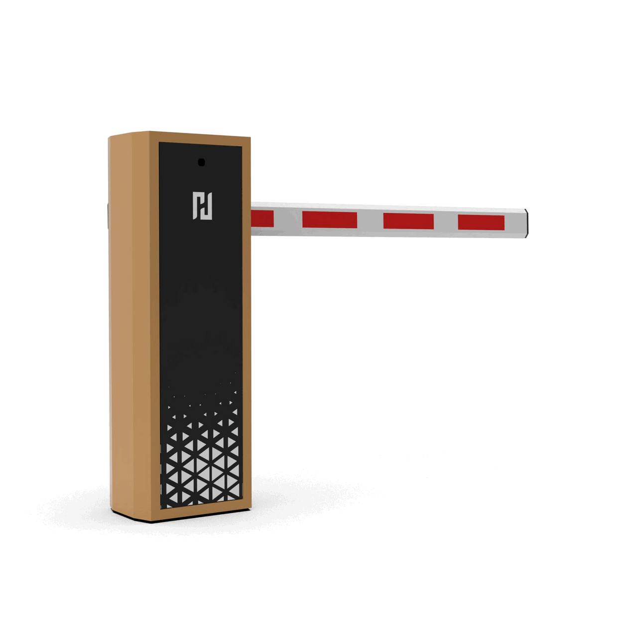 Multipurpose Straight Folding Fence Arm Barrier with Integrated LED Guidance