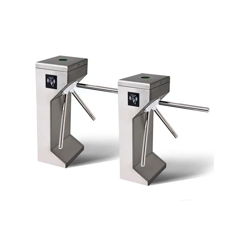 High-Security 304 Stainless Steel Tripod Turnstile for Corporate Office Access Control