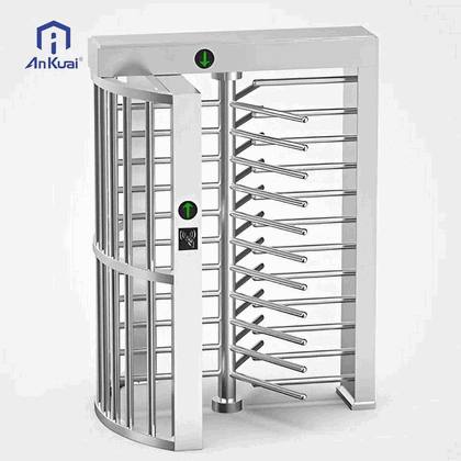 Outdoor Full Height Turnstile RFID Card Access Remote Site Keamanan Area Terpencil
