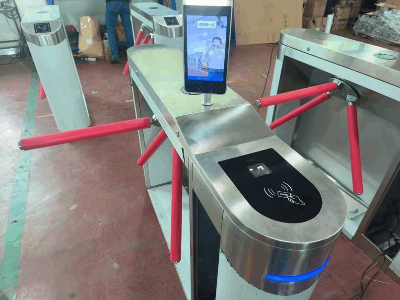 Turnstile Tripod IP54 Anti Tailgating Brushless Motor Pembatas Parkir Kantor