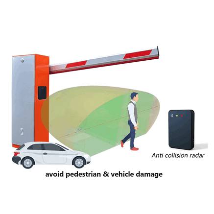 FCC Certified Mmwave 77GHz Barrier Gate Radar for Waterproof Parking Lot Safety