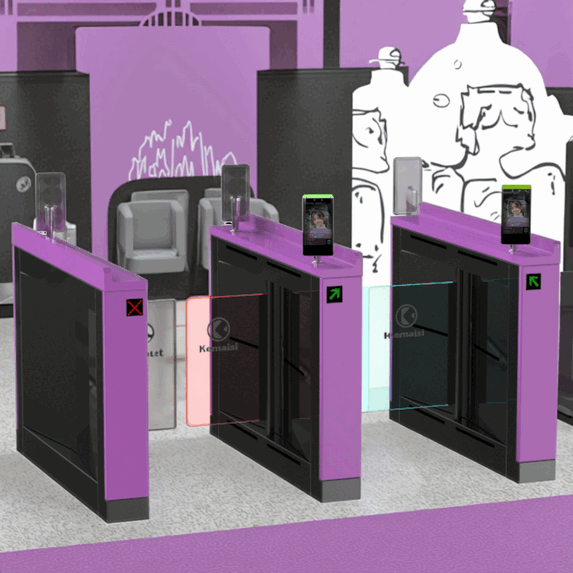 Swimming Pool & Office Intelligent Swing Gate with Face Recognition Technology