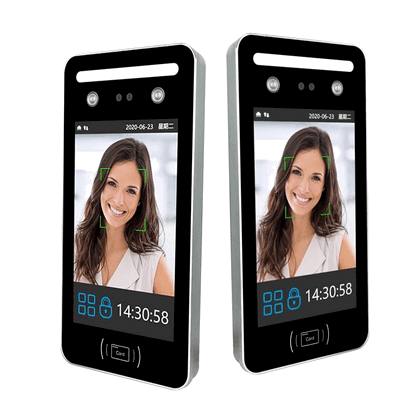 Facial Identification Attendance Swing Gate for Modern Office Building Entrance