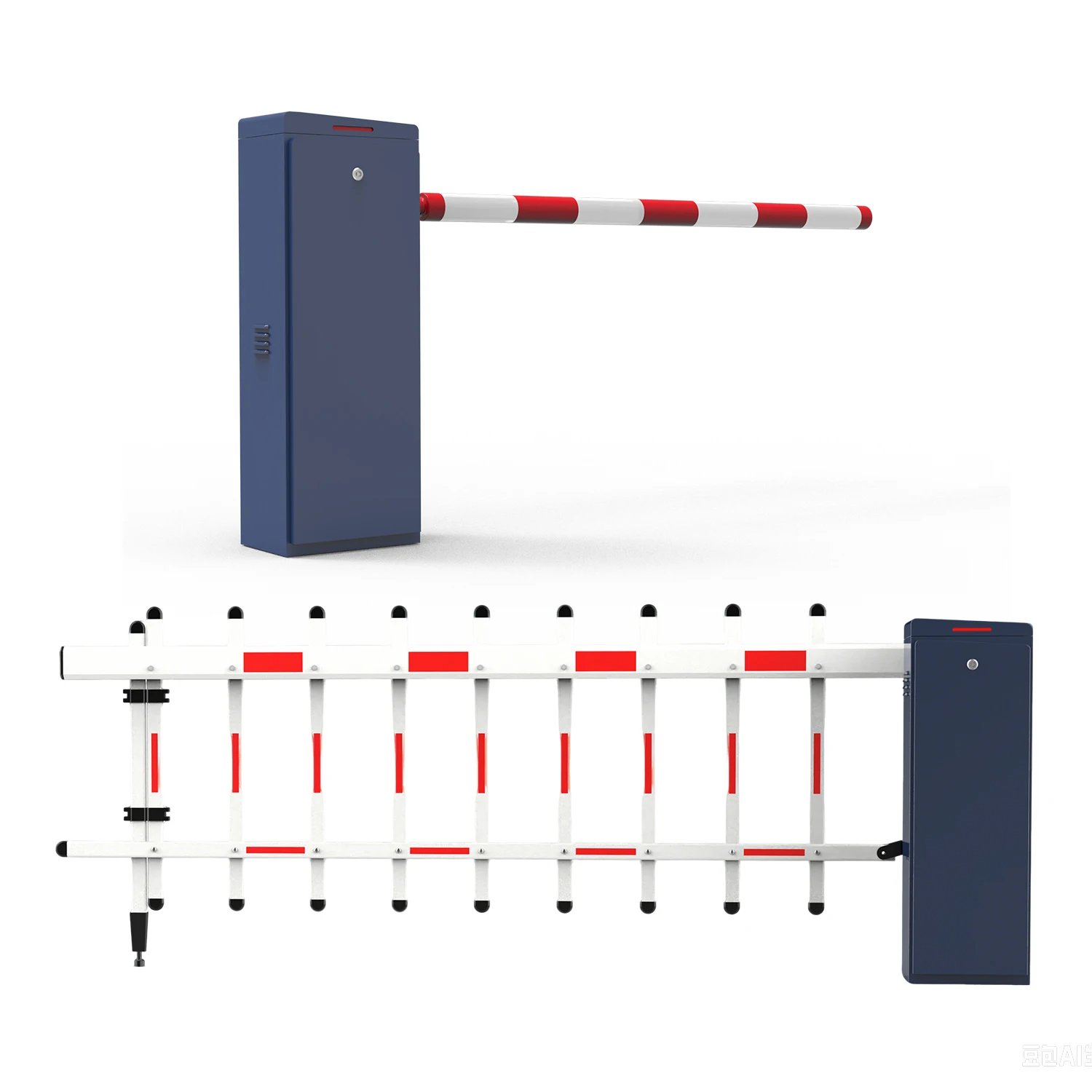 Intelligent 6m Adjustable Boom Barrier with 30m Remote Access Control