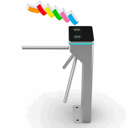 Custom Biometric Face Recognition Tripod Turnstile for Modern Gym & Fitness Centers
