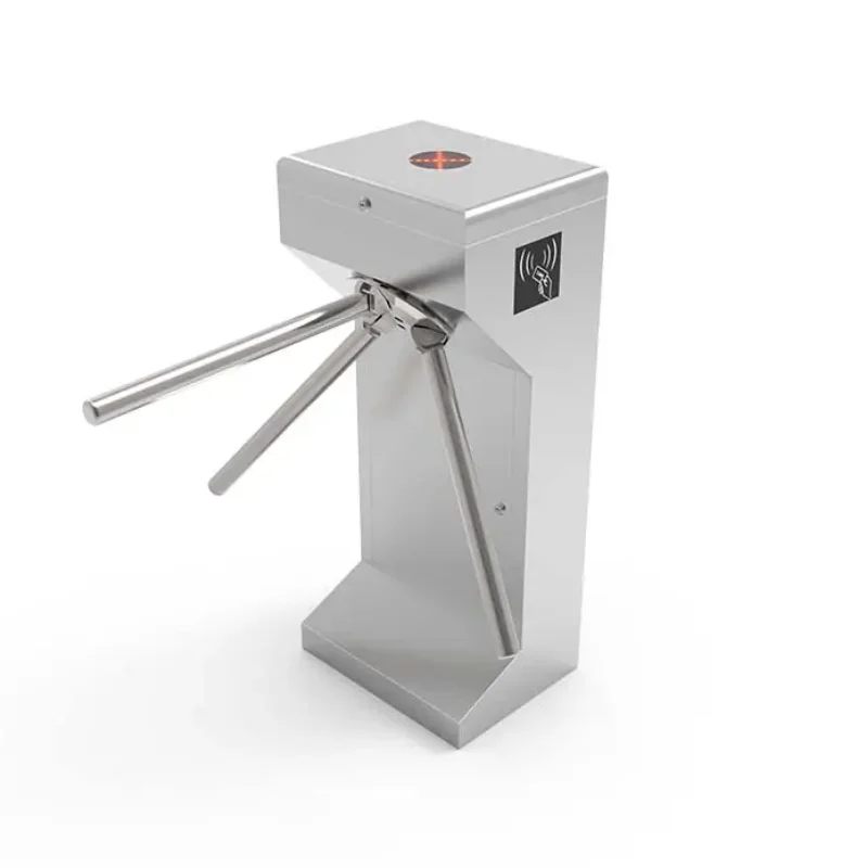 High-Security 304 Stainless Steel Tripod Turnstile for Corporate Office Access Control