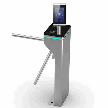 Custom Biometric Face Recognition Tripod Turnstile for Modern Gym & Fitness Centers