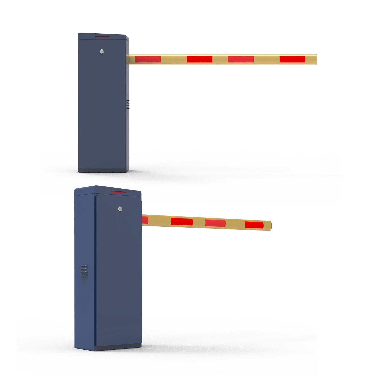 RFID-Enabled Speed-Adjustable Boom Barrier with Wireless Remote Access Control