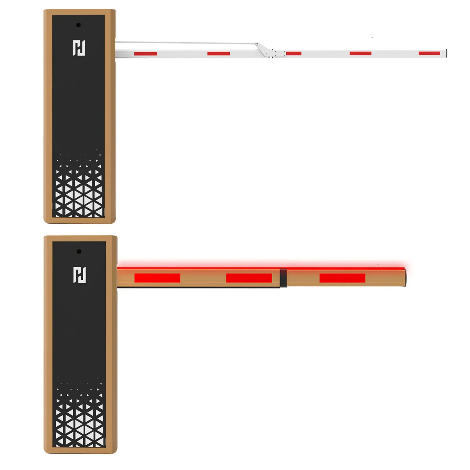 Barrier Gate Kendaraan Komersial Kecepatan Tinggi 24V DC
